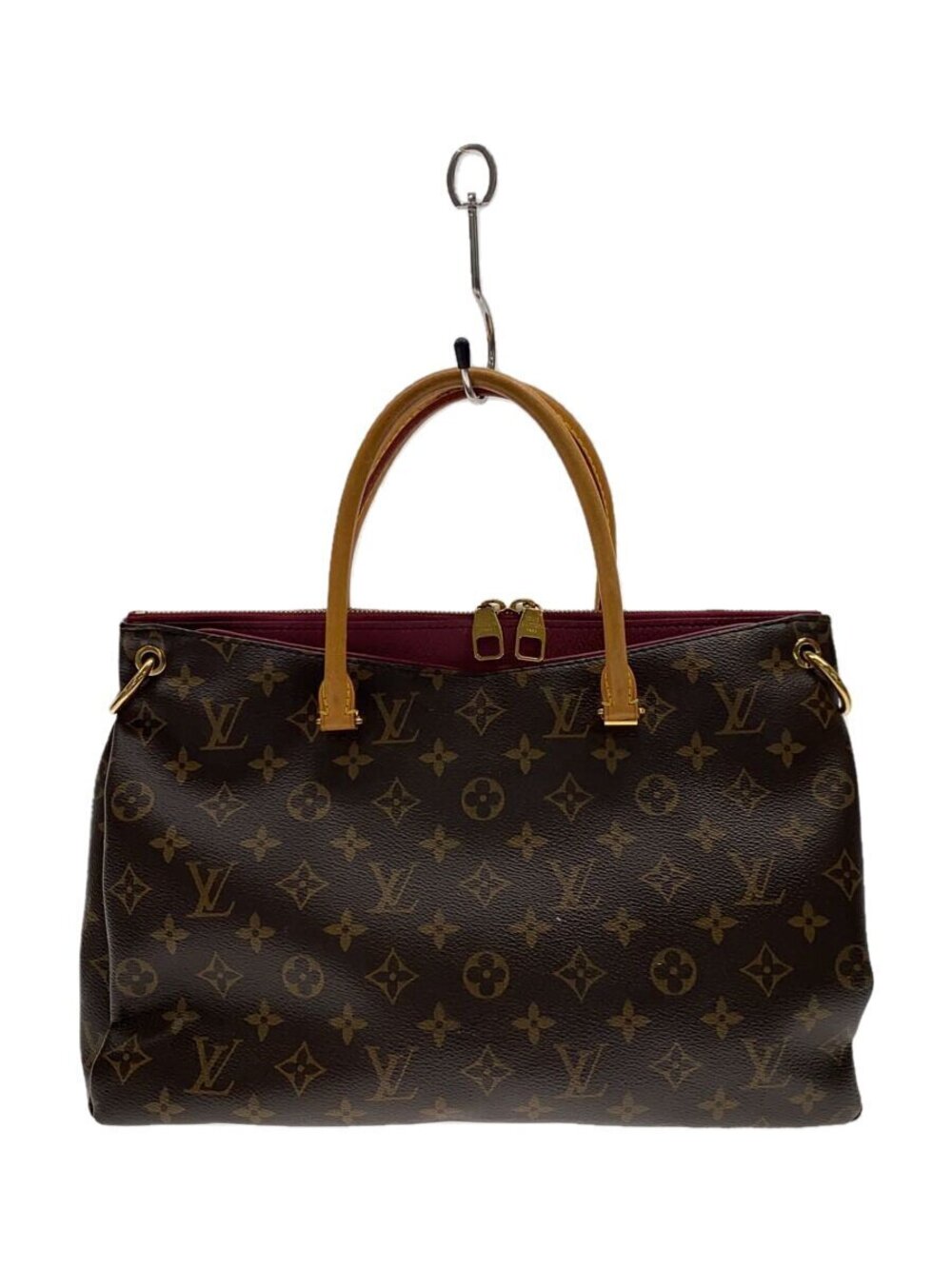 LOUIS VUITTON Pallas Monogram Canvas Brown Grape All over